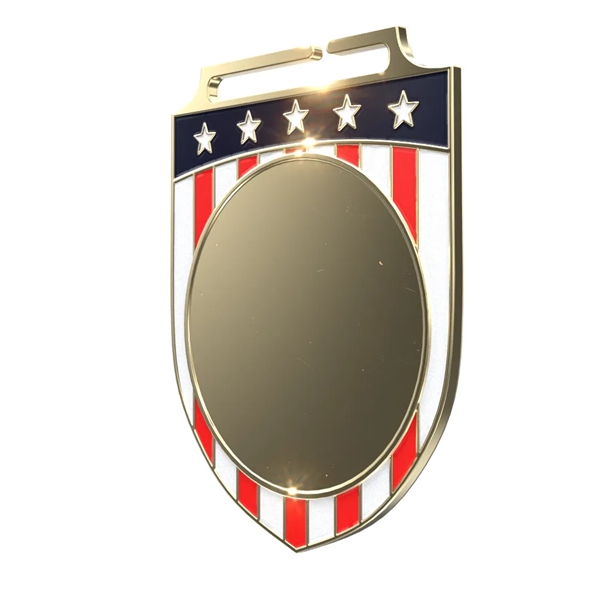 Express Vibraprint™ Patriotic Shield Insert Medal - Express Vibraprint™ Patriotic Shield Insert Medal - Image 8 of 10