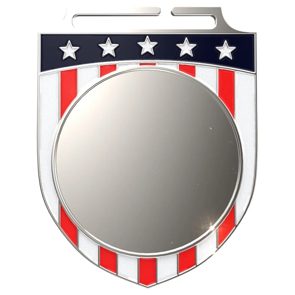 Express Vibraprint™ Patriotic Shield Insert Medal - Express Vibraprint™ Patriotic Shield Insert Medal - Image 9 of 10