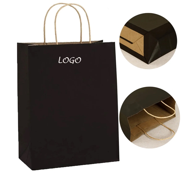 Premium Black Matte Paper Shopping bag - Premium Black Matte Paper Shopping bag - Image 0 of 3