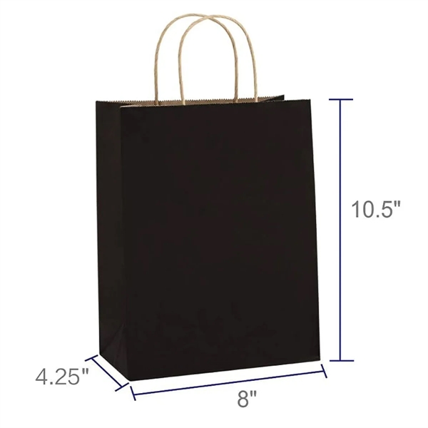 Premium Black Matte Paper Shopping bag - Premium Black Matte Paper Shopping bag - Image 1 of 3