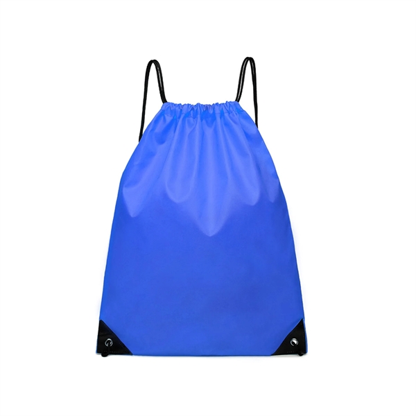 210D Nylon Drawstring Backpack - 210D Nylon Drawstring Backpack - Image 9 of 11