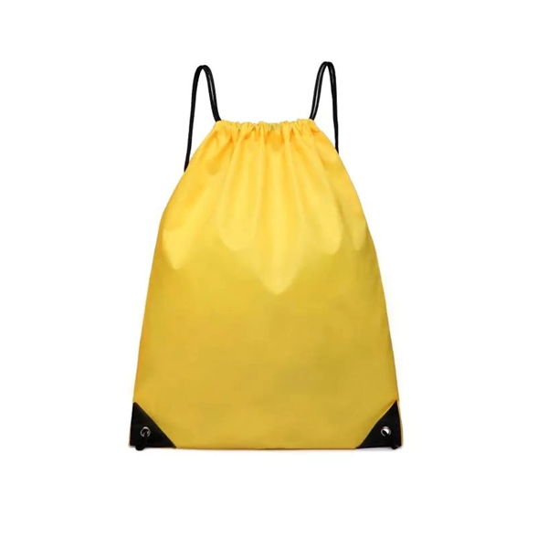 210D Nylon Drawstring Backpack - 210D Nylon Drawstring Backpack - Image 11 of 11