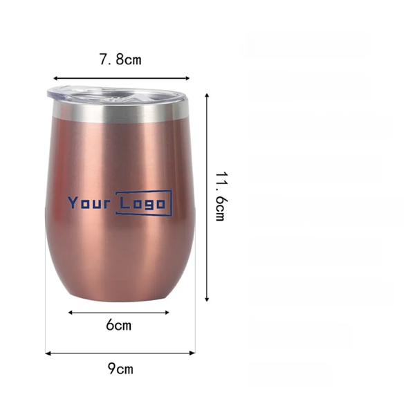 11 Oz Double Wall Stainless Steel Vacuum Insulated Mugs - 11 Oz Double Wall Stainless Steel Vacuum Insulated Mugs - Image 1 of 2