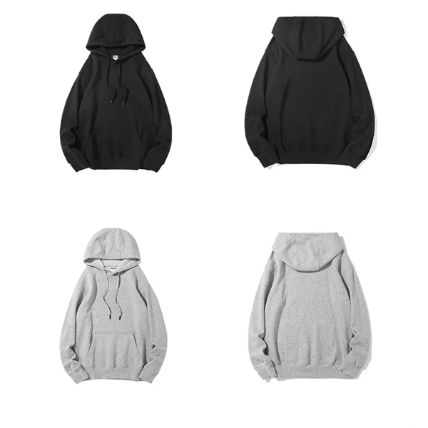 Adult Cotton/Polyester Fleece Hoodie - Adult Cotton/Polyester Fleece Hoodie - Image 2 of 5