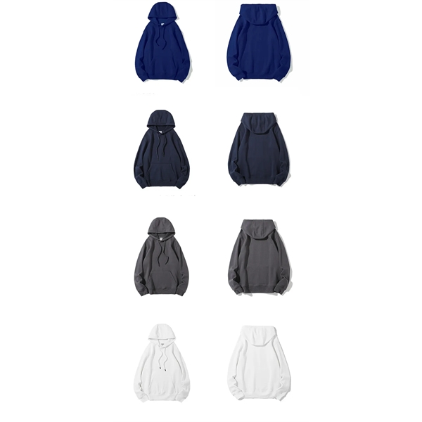 Adult Cotton/Polyester Fleece Hoodie - Adult Cotton/Polyester Fleece Hoodie - Image 3 of 5