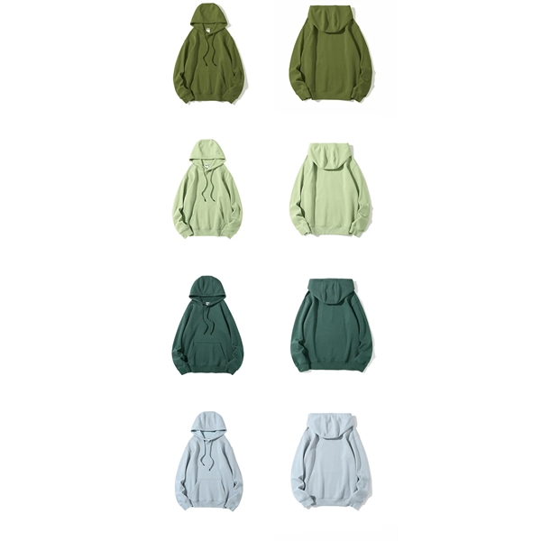 Adult Cotton/Polyester Fleece Hoodie - Adult Cotton/Polyester Fleece Hoodie - Image 4 of 5