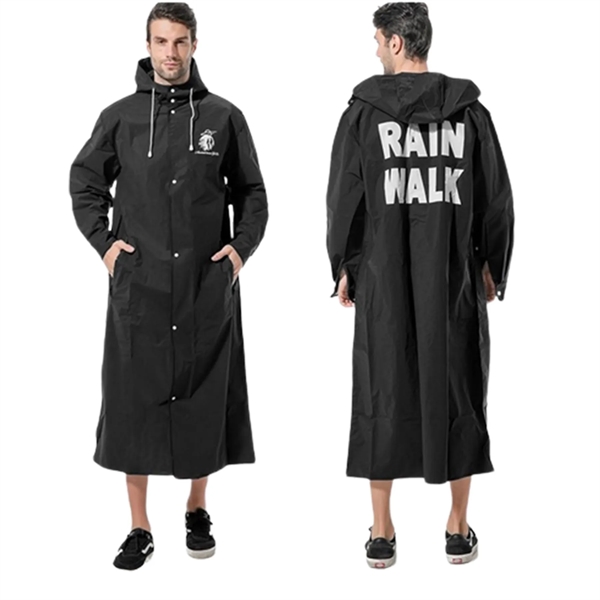 Hooded Windbreaker Raincoat - Hooded Windbreaker Raincoat - Image 1 of 1