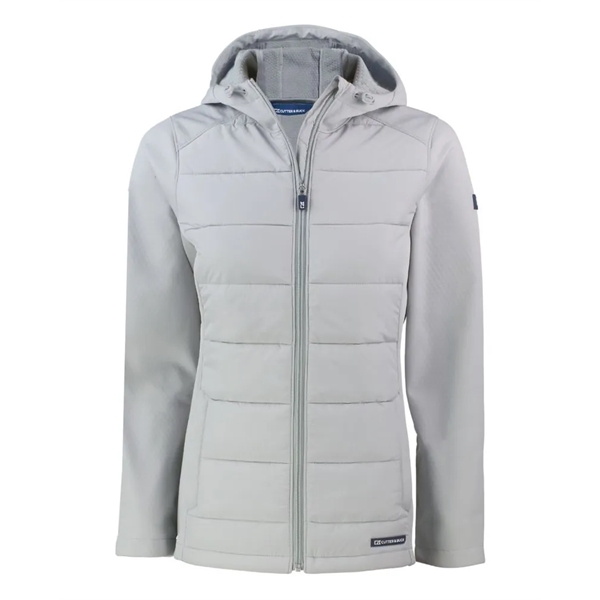 Cutter & Buck Evoke Recycled Honeycomb Fleece Womens Hybr...