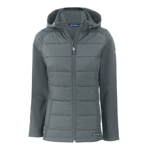 Cutter & Buck Evoke Recycled Honeycomb Fleece Womens Hybr...