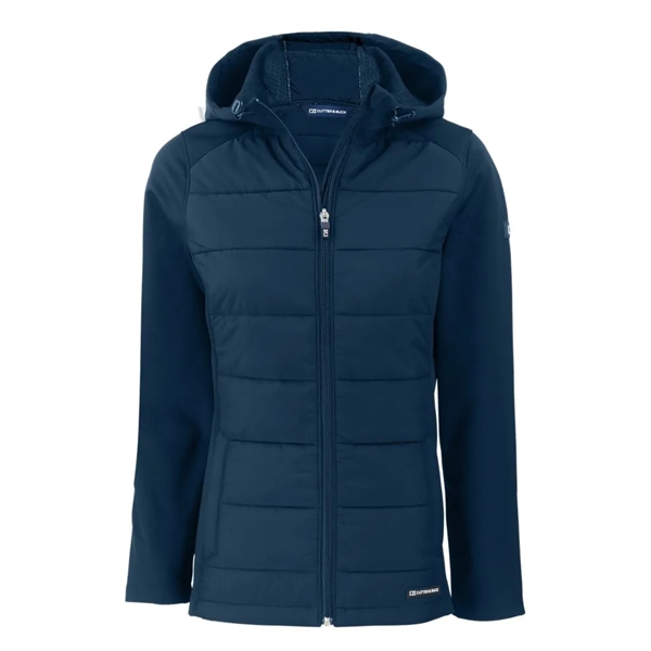Cutter & Buck Evoke Recycled Honeycomb Fleece Womens Hybr...