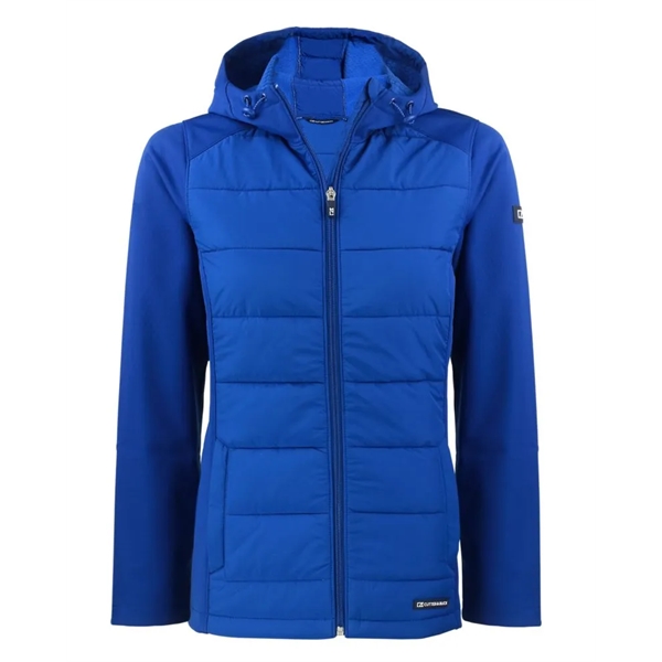 Cutter & Buck Evoke Recycled Honeycomb Fleece Womens Hybr...