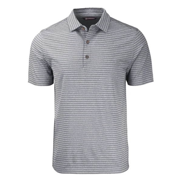 Cutter & Buck Forge Eco Heather Stripe Stretch Recycled M... - Cutter & Buck Forge Eco Heather Stripe Stretch Recycled M... - Image 3 of 11