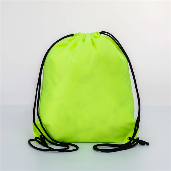 Drawstring Backpack Gym Bags Sport Cinch Sack - Drawstring Backpack Gym Bags Sport Cinch Sack - Image 5 of 9