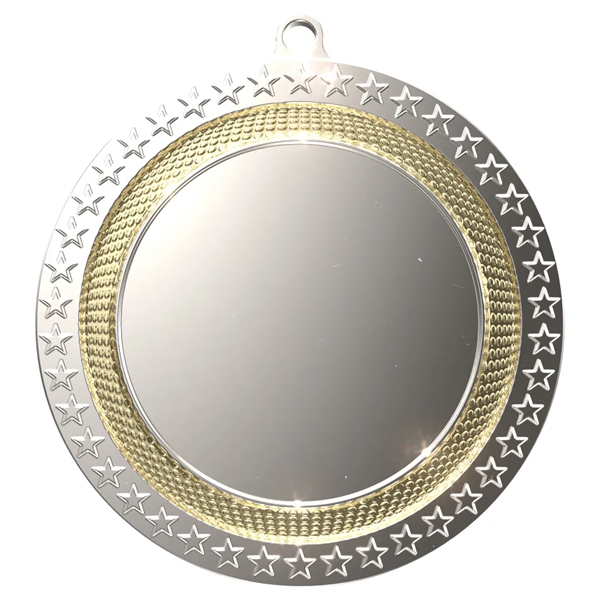 Express Vibraprint® Dual Plate Insert Medal w/ Eyelet - Express Vibraprint® Dual Plate Insert Medal w/ Eyelet - Image 3 of 4