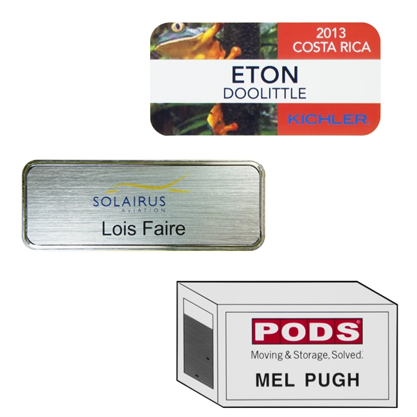 Full Color Digitally Printed Badge On Plastic - Full Color Digitally Printed Badge On Plastic - Image 0 of 27