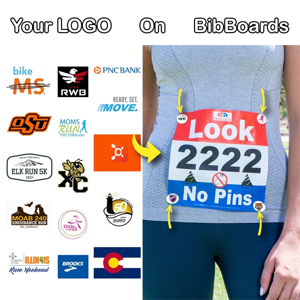 bibSNAPS Custom Event Bib Fastener - bibSNAPS Custom Event Bib Fastener - Image 0 of 9