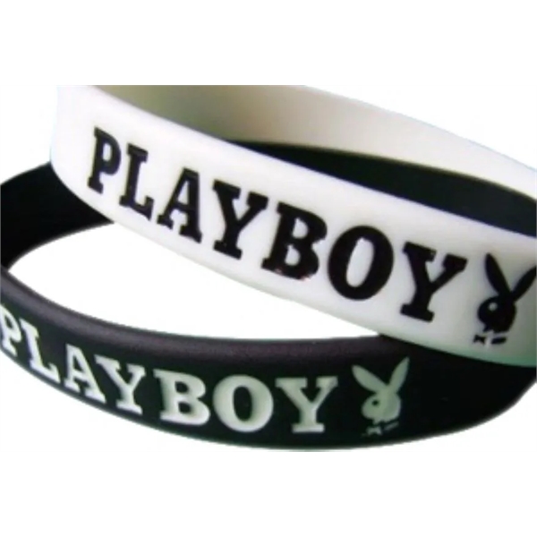 Colorfilled Silicone Wristband Bracelet-EB - Colorfilled Silicone Wristband Bracelet-EB - Image 3 of 11