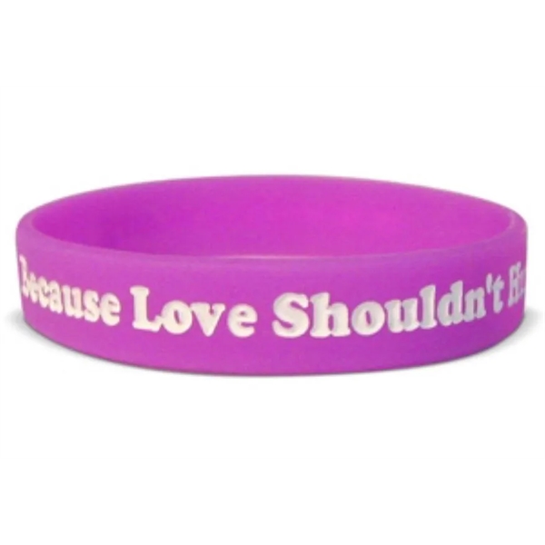 Colorfilled Silicone Wristband Bracelet-EB - Colorfilled Silicone Wristband Bracelet-EB - Image 7 of 11
