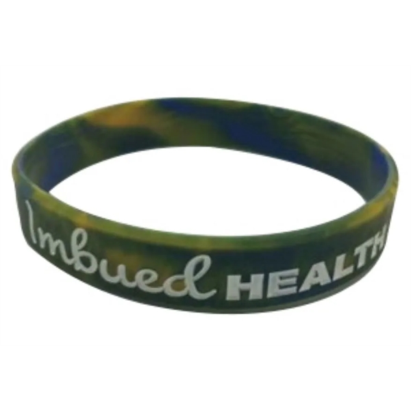 Colorfilled Silicone Wristband Bracelet-EB - Colorfilled Silicone Wristband Bracelet-EB - Image 9 of 11