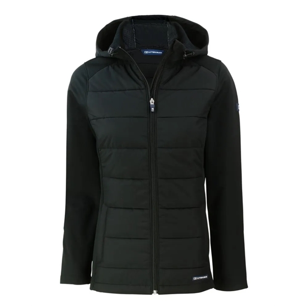 Custom Cutter & Buck Evoke Recycled Honeycomb Fleece Womens Hybr...