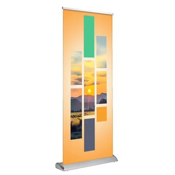 FULL COLOR PRINTED-DELUXE RETRACTABLE BANNER&STAND 33"X81" - FULL COLOR PRINTED-DELUXE RETRACTABLE BANNER&STAND 33"X81" - Image 0 of 2