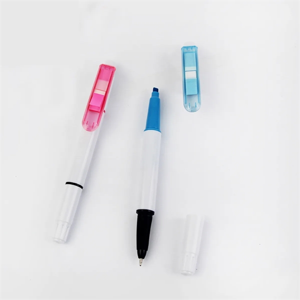 3 In 1 Highlighter Pen With Sticky Notes - 3 In 1 Highlighter Pen With Sticky Notes - Image 2 of 3