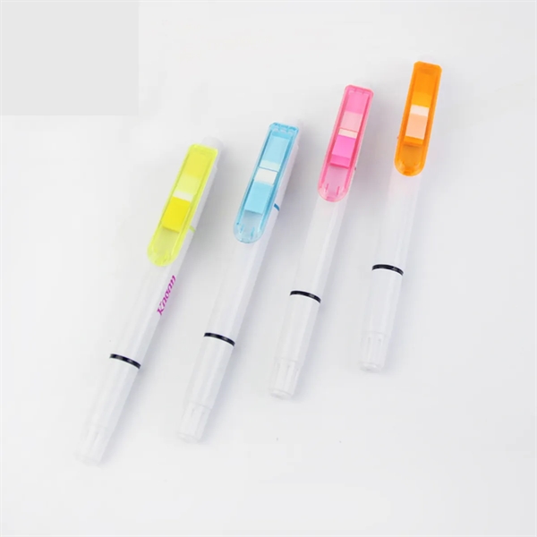 3 In 1 Highlighter Pen With Sticky Notes - 3 In 1 Highlighter Pen With Sticky Notes - Image 3 of 3