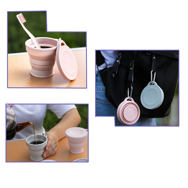 Collapsible Outdoor Silicone Cup - Collapsible Outdoor Silicone Cup - Image 5 of 8