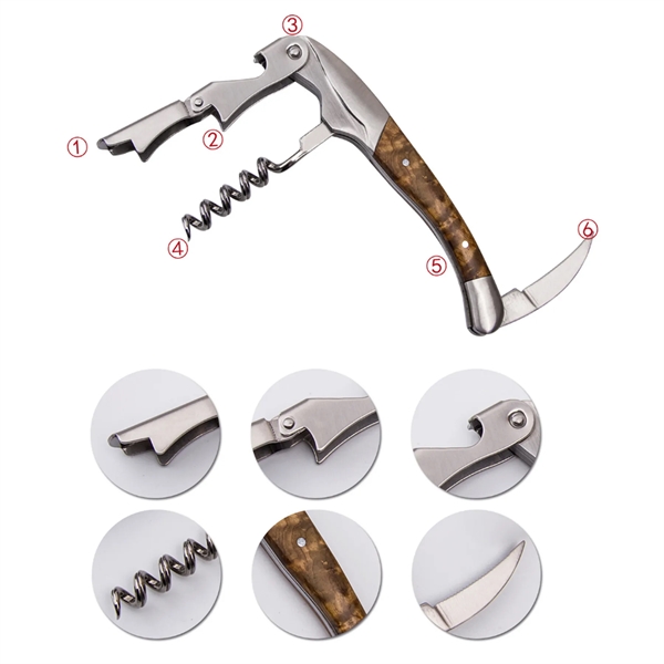 Wooden Wine Opener - Wooden Wine Opener - Image 1 of 3