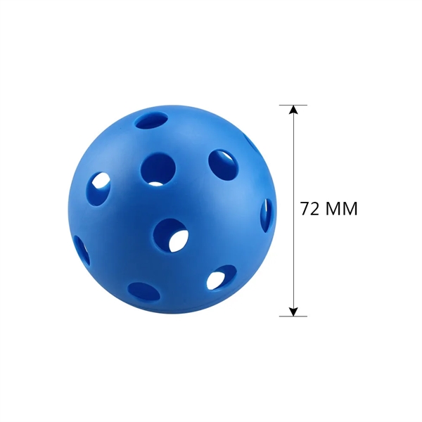 Pickleball Balls Golf Hollow Ball-26 Holes 2.8"W 0.61oz - Pickleball Balls Golf Hollow Ball-26 Holes 2.8"W 0.61oz - Image 1 of 8