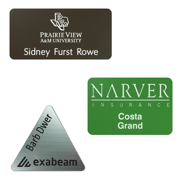 Plastic Laser Engraved Badge - Plastic Laser Engraved Badge - Image 0 of 10