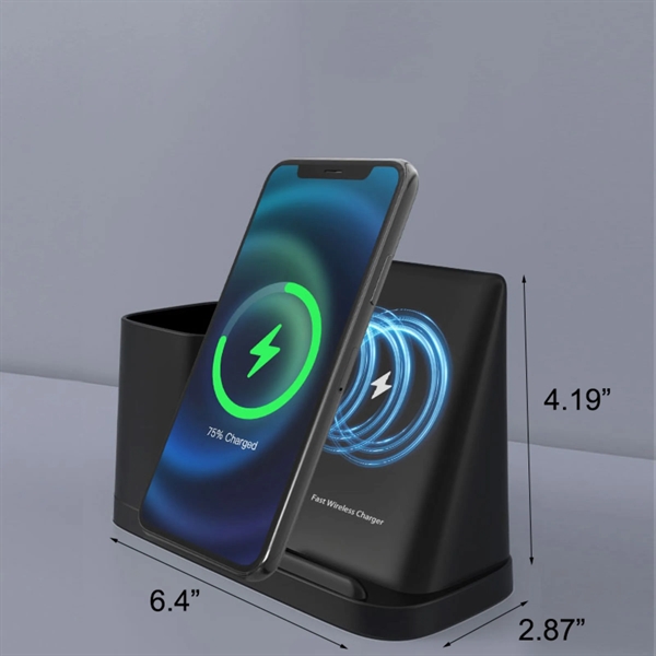 Wireless Charger Desk Stand - Wireless Charger Desk Stand - Image 1 of 3