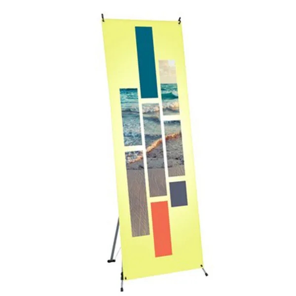 FULL COLOR DIGITALLY PRINTED-X STAND BANNER & HARDWARE 24X63 - FULL COLOR DIGITALLY PRINTED-X STAND BANNER & HARDWARE 24X63 - Image 0 of 5