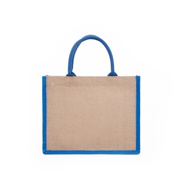 Jute Hand Bag Shopping Grocery Tote - Jute Hand Bag Shopping Grocery Tote - Image 2 of 4