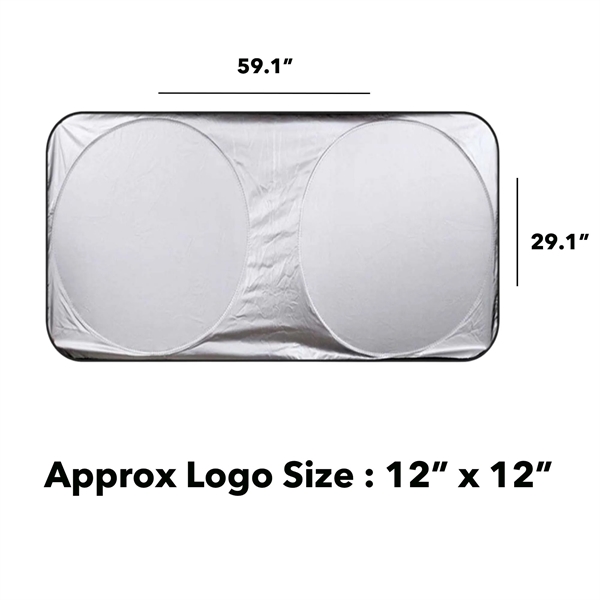Car Sunshade Cover for Front Window Curtain Sun Block - Car Sunshade Cover for Front Window Curtain Sun Block - Image 1 of 5