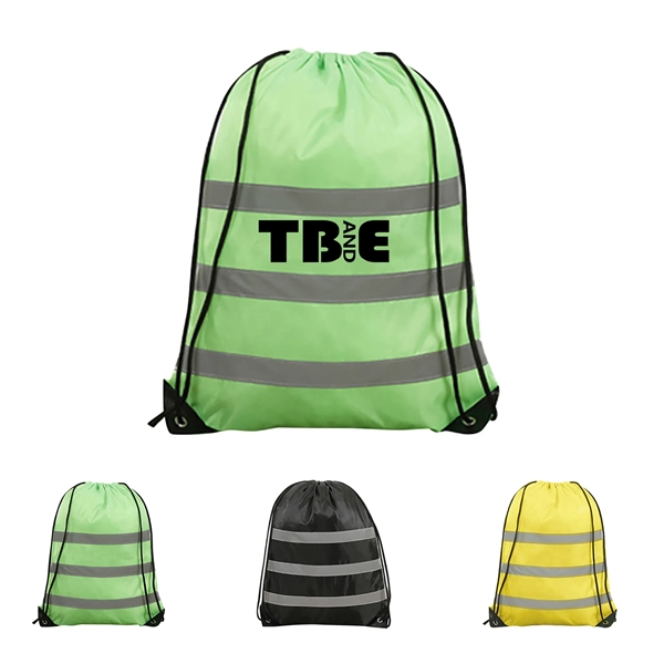 Custom Reflective Drawstring Bag - Custom Reflective Drawstring Bag - Image 0 of 0