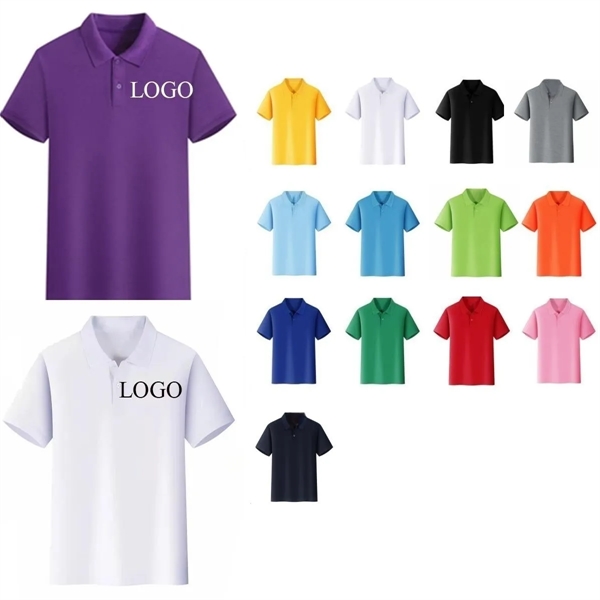 MOQ 20 Short Sleeve Polo Shirt For Men And Women - MOQ 20 Short Sleeve Polo Shirt For Men And Women - Image 0 of 13