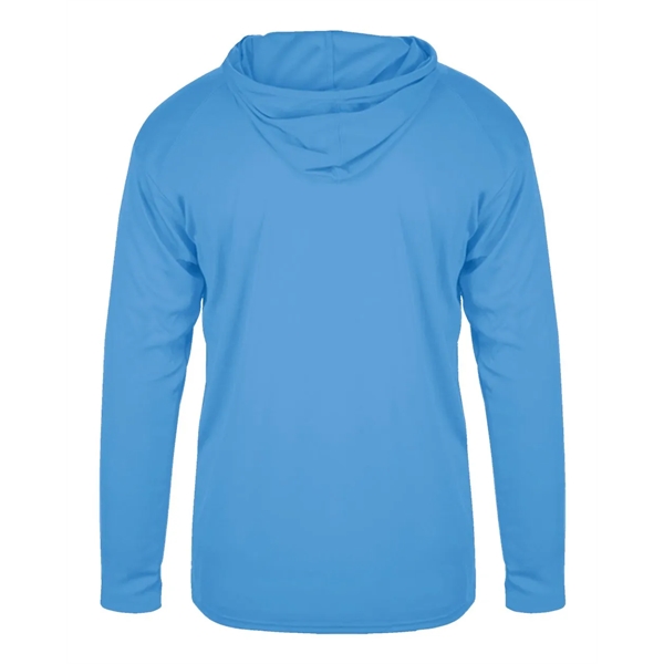 Badger Youth B-Core Long Sleeve Hooded T-Shirt - Badger Youth B-Core Long Sleeve Hooded T-Shirt - Image 30 of 34
