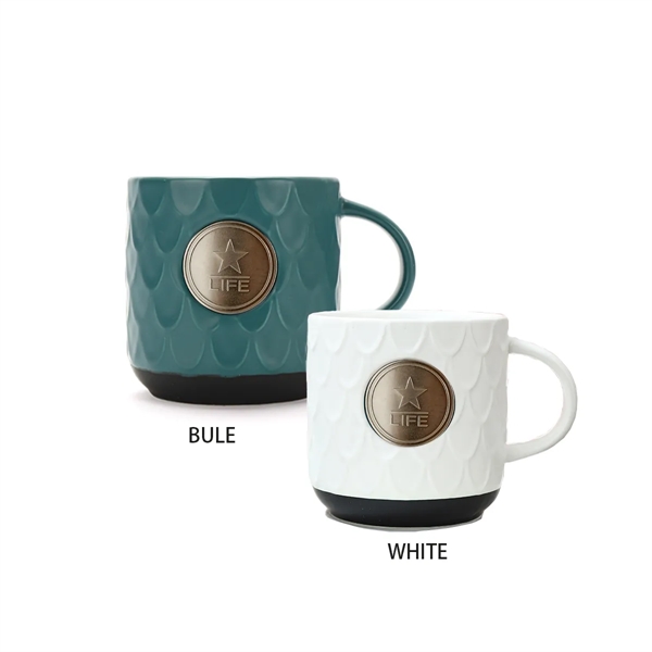 Ceramic Bronze Large Capacity Coffee Mug Cup - Ceramic Bronze Large Capacity Coffee Mug Cup - Image 2 of 4