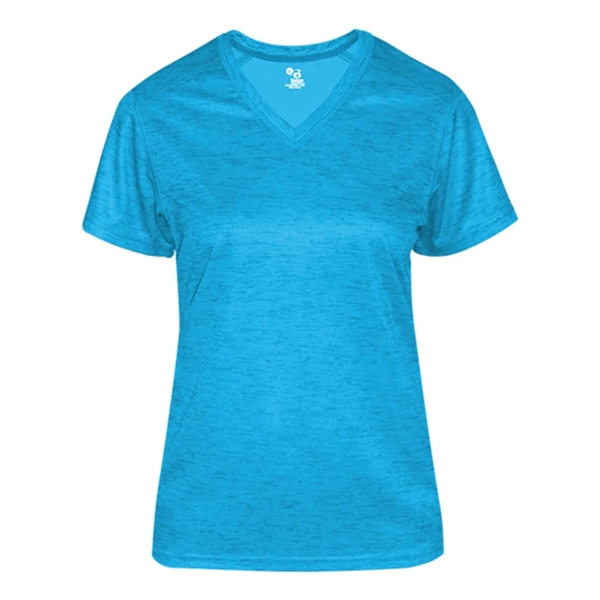 Badger Women's Tonal Blend V-Neck T-Shirt - Badger Women's Tonal Blend V-Neck T-Shirt - Image 14 of 15
