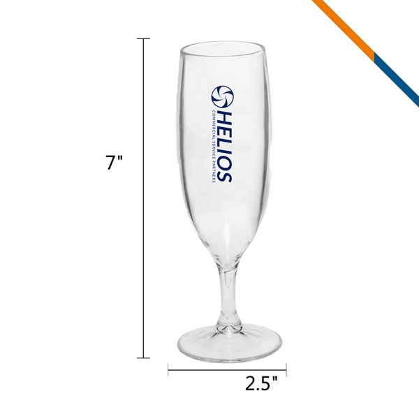 Algo Plastic Champagne Flutes - 6.7 OZ. - Algo Plastic Champagne Flutes - 6.7 OZ. - Image 2 of 3