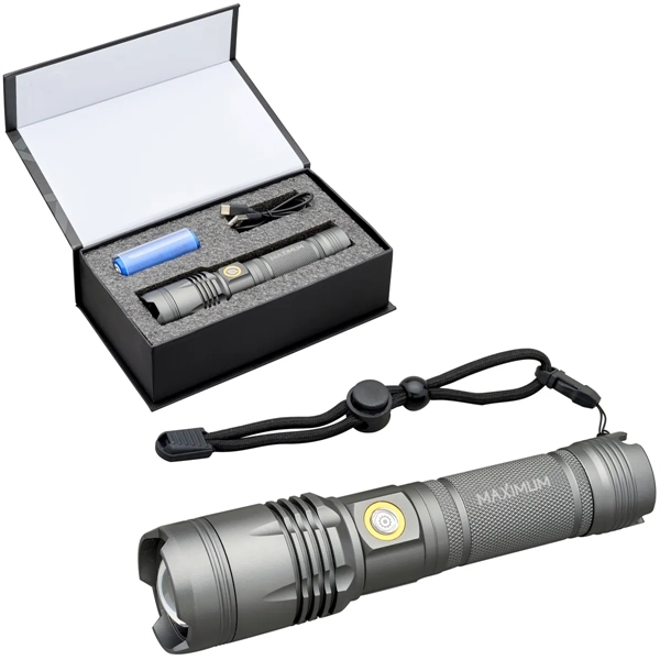 Custom Rechargeable Urban Peak® 20W Tactical Flashlight