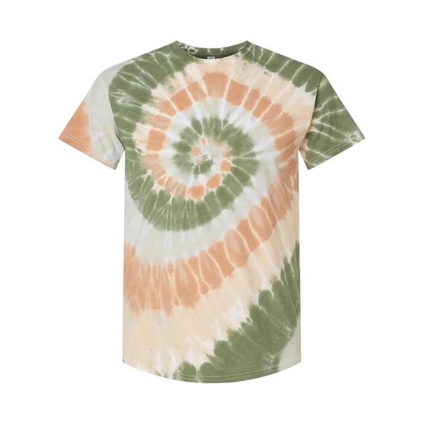 Dyenomite Multi-Color Spiral Tie-Dyed T-Shirt - Dyenomite Multi-Color Spiral Tie-Dyed T-Shirt - Image 68 of 74
