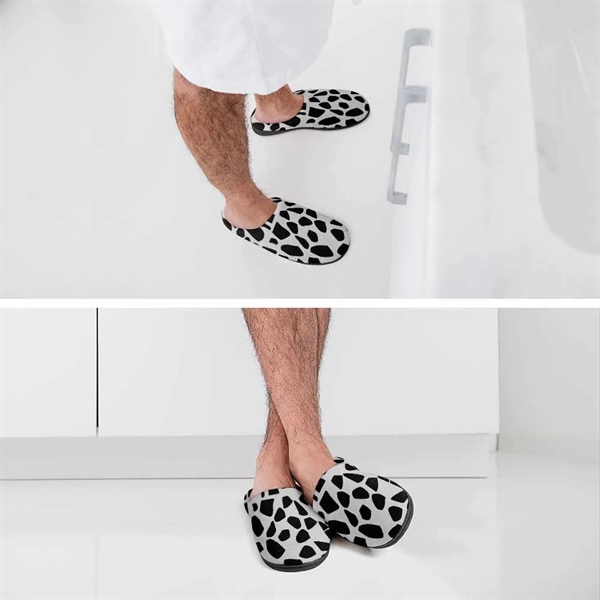 Sustainable All-Over Print Custom Memory Foam Slippers - Sustainable All-Over Print Custom Memory Foam Slippers - Image 4 of 6