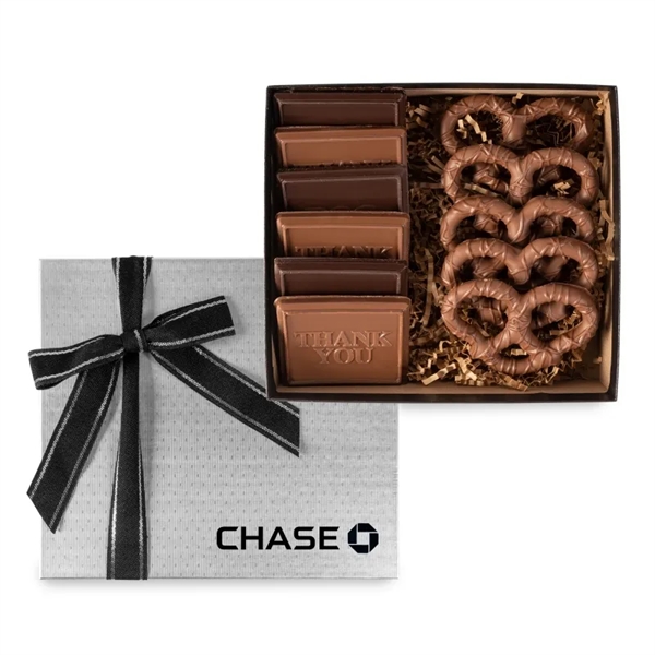 6 Piece Cookie & Confection Gift Box with Pretzels - 6 Piece Cookie & Confection Gift Box with Pretzels - Image 1 of 1