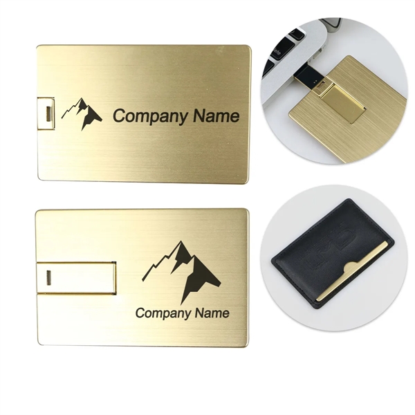 Metal Bank Credit Card Usb Flash Drive - Metal Bank Credit Card Usb Flash Drive - Image 0 of 6