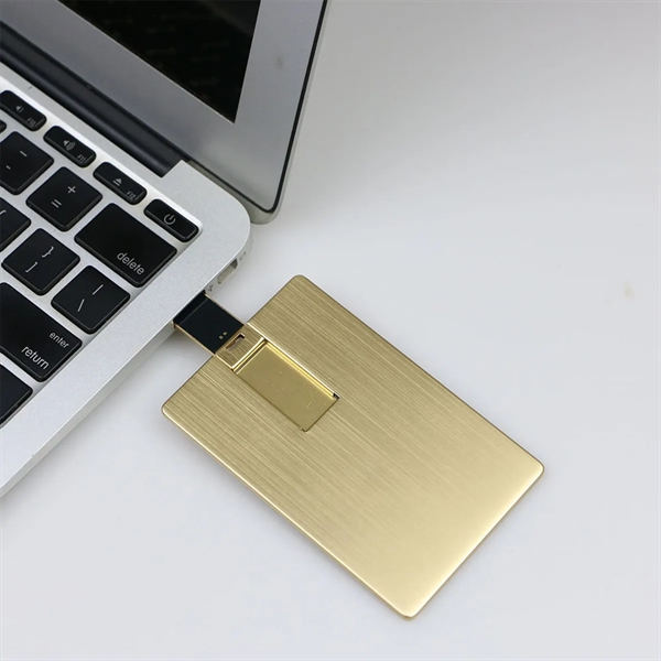 Metal Bank Credit Card Usb Flash Drive - Metal Bank Credit Card Usb Flash Drive - Image 1 of 6