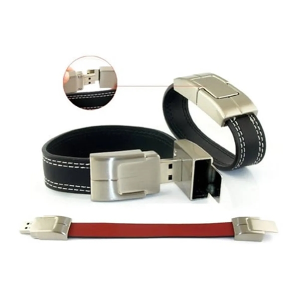 Leather Bracelet Usb Stick - Leather Bracelet Usb Stick - Image 3 of 6