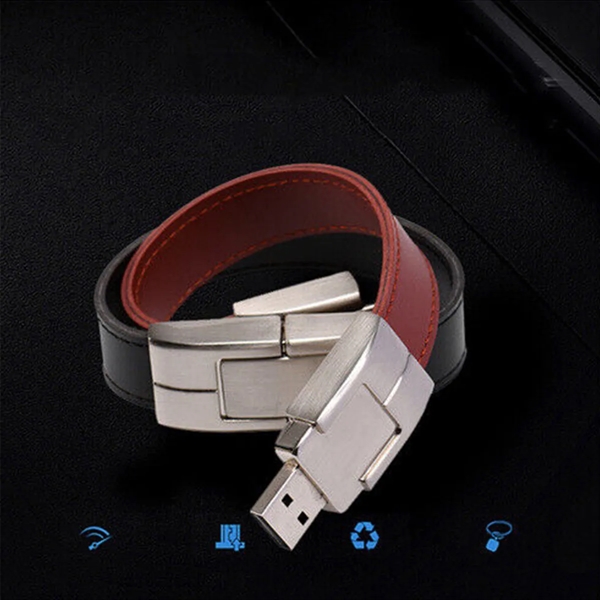 Leather Bracelet Usb Stick - Leather Bracelet Usb Stick - Image 4 of 6