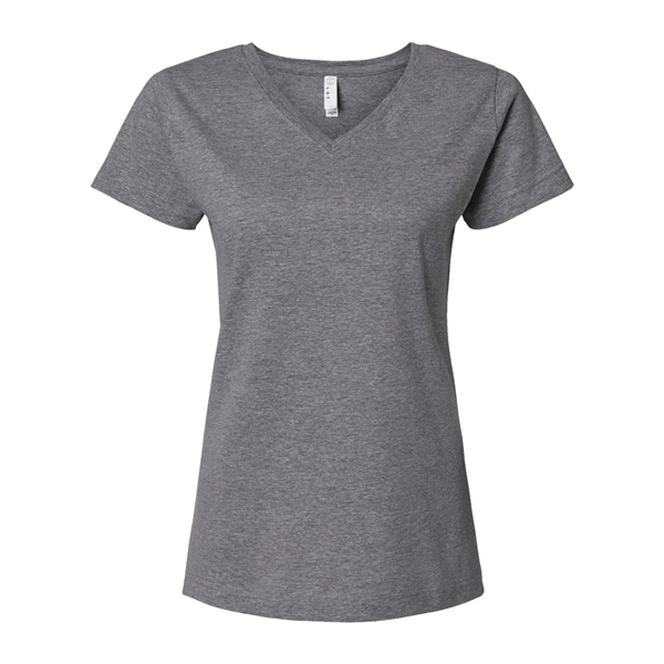 LAT Women's Fine Jersey V-Neck Tee - LAT Women's Fine Jersey V-Neck Tee - Image 76 of 77